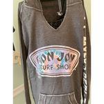 Ron Jon  Surf Shop Womens M Ft. Myers Beach Hoodie Tie Sweatshirt Front Pocket Photo 1