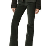 prAna Traps Corduroy Pants Forest Green Size 10 Organic Cotton Bootcut Photo 0