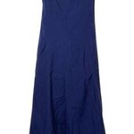 Nikki Chasin Nella Jumpsuit Navy Blue Wide Leg Size XS Photo 3