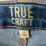 True Craft Girls Whitney Cuffed Ombre Denim Shorts Size 12 NWT Distresse… Photo 9