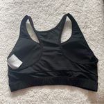 Zyia  Active Women's Black Mesh Sports Bra in Size Medium Photo 8