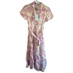 Hill House  The Lily Linen Dress Candy Kaleidoscope‎ XXS Photo 3