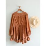Free People | Estella Velvet Dress in Rose Pearl | Sz S Photo 10