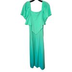 Vintage Fortrel Dress‎ Green Size M Photo 3