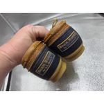 L.L. Bean Women's "Bean Boots" Tan/Bright Navy/Gum Waterproof Rain Shoes 6M Blue Size 6 Photo 4