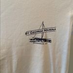 Brandy Melville  / JOHN HALT white/navy Ringer tee Greenwich, CT Photo 2