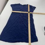 Madewell ‎ Dress Womens Small Blue Nightfall Moment Mini Swing Oversized Photo 8