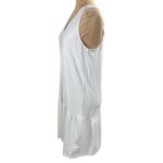 A New Day New Tank Dress Cream White Ruffle V-Neck Size S Small Photo 1
