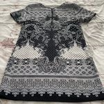 Abercrombie & Fitch Y2K Gray Abstract Floral Shift Mini Dress With Pockets, size M Photo 13