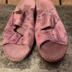 La Plume Lavender Purple Leather Adjustable Strap Sandals Size 38 Photo 7