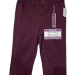Gloria Vanderbilt  Women's Amanda Premium‎ Twill Trouser Pants Purple Size 6P NWT Photo 0