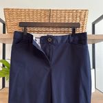 Talbots The Perfect Crop Navy Mid-Rise Woven Career Dress Pant Trouser, 8 Photo 5