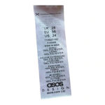 ASOS Curve Floral Soft Shirred Waist Mini Dress Peach Floral Women Plus Size 26 Pink Photo 8