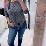 Urban Romantics  grey leopard print sweatshirt top new with tags Photo 1