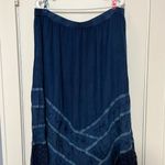 Studio West  Apparel maxi skirt multimedia patchwork lace boho size petite XL Photo 4