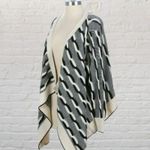 Cottagecore Braided Knit Cardigan Draped Open Front Black Ivory OS Boho Chic Size undefined Photo 4