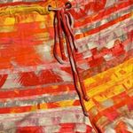 Mossimo tropical sunset strapless shorts romper Size L Photo 2