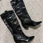 Princess Polly Black Crocodile Cowboy Boots Photo 0