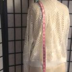 Parker  Sheer Leaf Burnout Crewneck Sweater… Photo 6