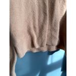 Kendall + Kylie Beige Fuzzy Crop Pullover Half Zip Sweater Photo 2