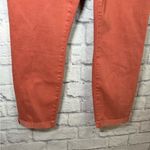 Pistola  coral/orange denim trouser/straight leg cropped pants women’s size 30‎ Photo 6
