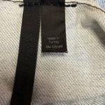 Topshop Blue Denim Long Sleeve Distressed Raw Hem Button Front Shirt Dress Sz 4 Photo 7