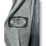 Harley Davidson Gray Knit Woven Military Shirt Long Sleeve Biker Grunge Size XL Photo 7