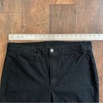 Old Navy high rise, wide leg black chino/jeans, plus size 16 Photo 3