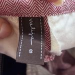 VALIJA Pleated Womens Shorts Sz Small ColorBlock Chevron High Rise 2" Red Preppy Photo 7