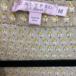 Calypso St. Barth  Silk Beaded Mini Dress Women's Size Medium Photo 3