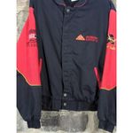 Ashley by 26 International VTG‎ Ashley Jacket Woman's Medium Mike White Racing Red Black NASCAR Lined Snap Photo 3