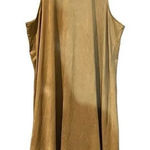 Sans Souci Faux Suede High Neck Sleeveless Dress Size Medium Photo 0