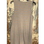 American Eagle ViVintage Striped tank dress size Large gray with orange stripes Photo 3