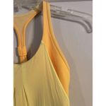 Lululemon Yellow Racer Back 2 in 1 tank Size 4 womens Photo 4