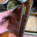 Patricia Nash Authentic LEATHER EMBOSSED GRAPE LEAF FRAME CROSB/CLUTCH/WALLET Photo 14