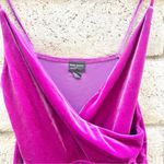 Free People  Free Press Pink / Purple / Fuchsia Velvet Mini Dress Size Small S Photo 1
