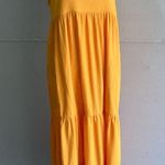 Free People Beach NWT Real Love Yellow Midi dress Orangeade Photo 2