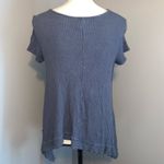 Lazy sundays dark blue waffle knit top Photo 4