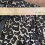 Clara SunWoo Leopard Cheetah‎ Belted Cropped Trench Coat Size Medium Brown Photo 4