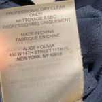 Alice + Olivia  Navy Pleated Gown Photo 6