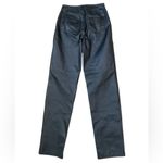 Newport News  Jeanology high rise straight leg black leather pants Photo 1