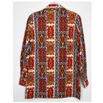 American Vintage Vintage 1970s Bold Print Cotton dagger collar Shirt Boho Mod Festival medium Photo 3