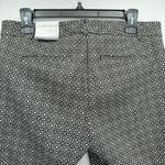 Van Heusen  Slim Fit Ankle Stretch Pants Tan Black Medallion Print Size 8 NEW Photo 5