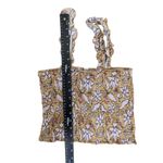 Aerie Jungle Thrills Smocked Crop Tank Top Ruffle Straps Yellow Floral Size S Photo 8