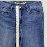 Seven 7 Jeans Womens 10 Tower Straight Crop Blue Jeans Dark Wash Photo 3