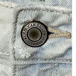 American Eagle  Jean Shorts Juniors 00 Cutoff Raw Hem Distressed Light Wash Y2K Photo 4
