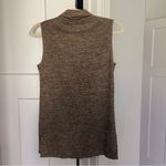 Veronica Beard NWT  Esther Sleeveless Turtleneck Black/Gold tank top shirt Photo 1