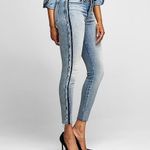Hudson $300  Blue Custom Barbara High Rise Light Wash Jeans In Larkspur ( 28 ) Photo 1