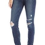 Paige Hoxton Crop Rollup Jeans in Valera Destructed Distressed Wash | 27 Photo 0