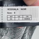 Ba&sh  Shopbop Gala Puff Sleeve Metallic Paisley Floral Mini Dress Noir size xs 2 Photo 12